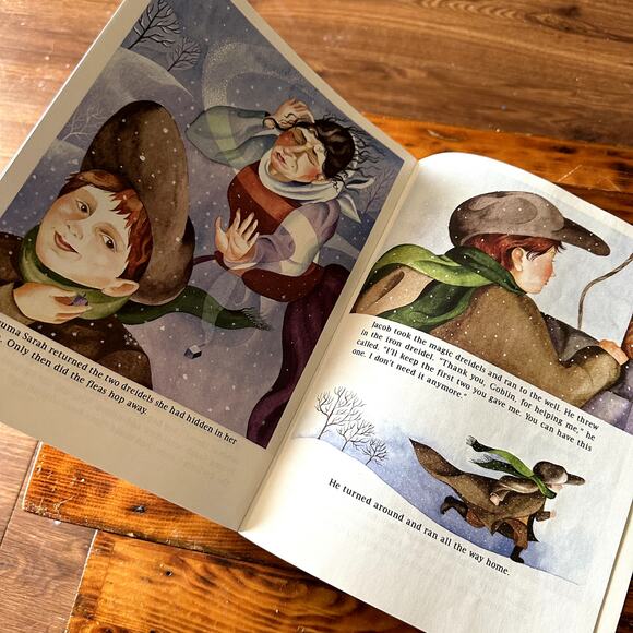 Vintage 1997 The Magic Dreidels A Hanukkah Story Jewish Paperback Book - Picture 6 of 8